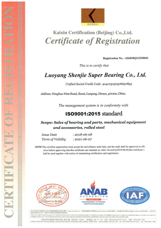 ISO9001：2015標準英文版